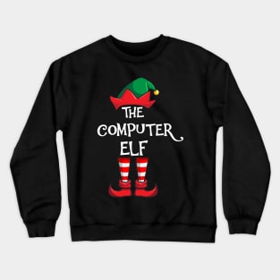 Computer Elf Matching Family Christmas Crewneck Sweatshirt